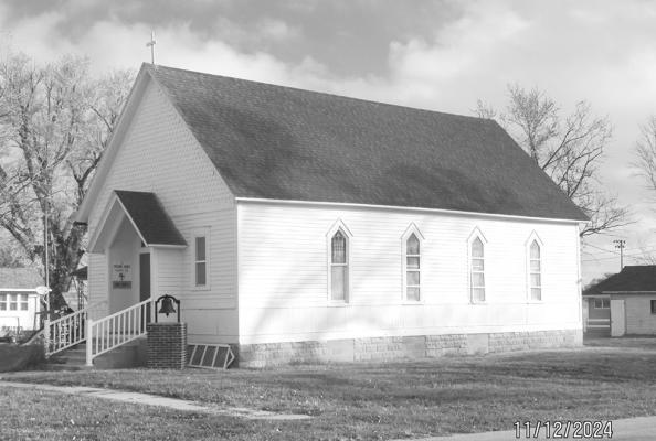 A campaign is underway to raise funds for needed repairs on the stained glass windows of the Episcopal Lutheran Church in Callaway. (Photo courtesy Chris Johnson)