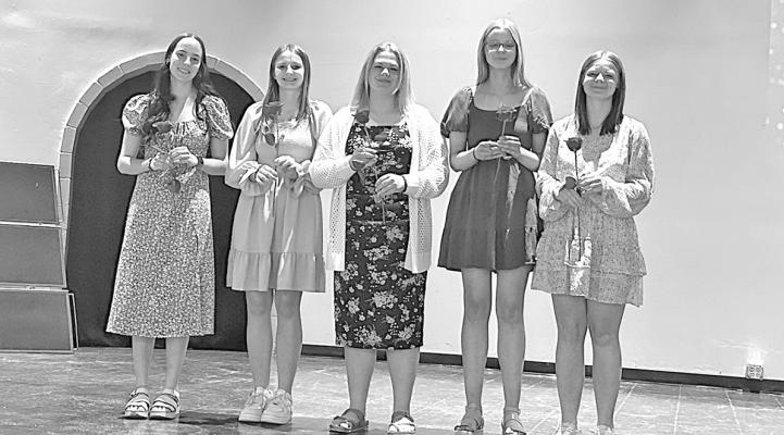 The 2025-26 Callaway High School FCCLA officer team are, from left, Kaygun Witthuhn, Tiersa Johnson, Ashly Denney, Chenney Dishman, and Angel Johnson. (Photos courtesy CHS)