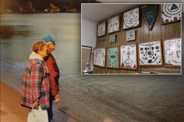 Donna Hogg and her late husband Wayne loved going on family outings hunting for Indian artifacts when their children were little. Most of their finds are now on display at the Seven Valleys Museum. (Courier photo by Ellen Mortensen)