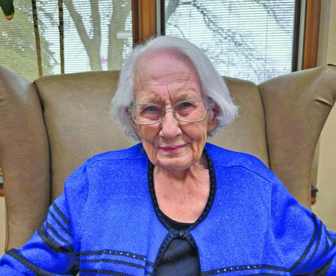 Alice Conner celebrated her 100th birthday at a party held in her honor on Jan. 31, at Callaway Good Life Center. Alice said she attributes her good health and long life to applying the words she reads in the Bible. (Photo courtesy Callaway Good Life Center)