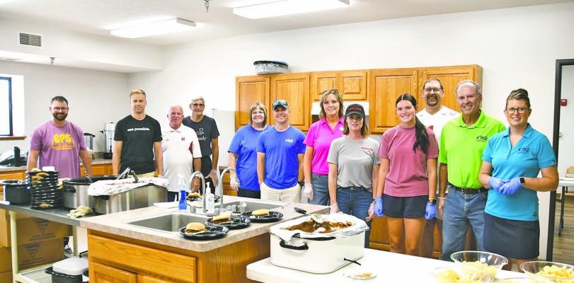 The Callaway Chamber of Commerce hosts the drivers and navigators of the Sandhills Open Road Challenge for lunch following the One-Mile Shootout each year. The event is made possible thanks to the help of many community volunteers. (Courier file photo)