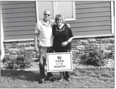 Lee and Phyllis Bruns received the most nominations to earn the September Yard of the Month award. Lee and Phyllis have done a tremendous amount of work to get their yard looking so good. On behalf of the Callaway Chamber and the community, thank you for making your yard a beautiful part of Callaway! Be sure to take a drive-by and look at all the hard work that was put into this yard!