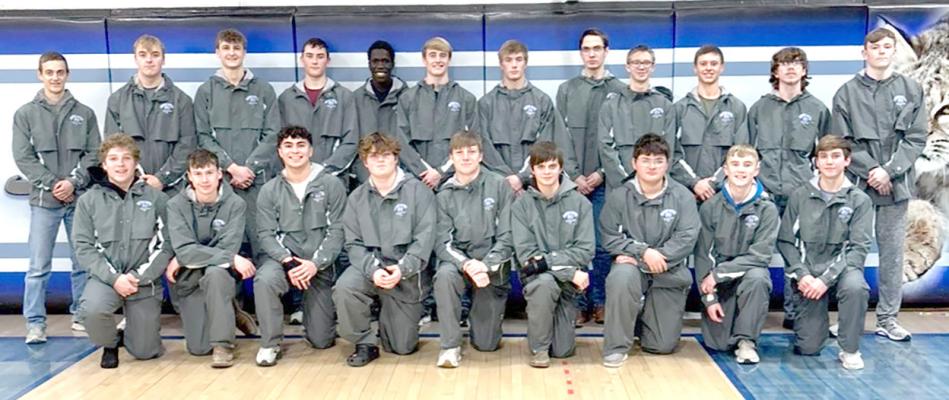 Members of the 2025 South Loup boys track team are, front row, from left: Wacey Schultz, Patrick Eggleston, Conner Paulsen, Zane Mercer, Dawson Mason, Jaden Baker, Taytum Wiese, Tysen Schacher, and Walter Bierman; back row: Josiah Coleman, Caleb Furrow, Dylan Pandorf, Paxton Bierman, Uotong Haidle, Ethan Furne, CJ Quandt, Eli Rogers, Caleb McFate, Elijah Cool, Eli Hunt, and Brayden Keeney. Not pictured: AJ Starr. (Photo courtesy South Loup Sports)