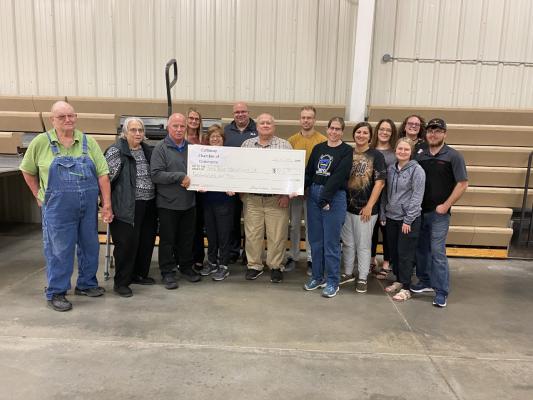 Seven valleys donation check receival