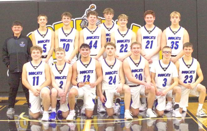South Loup finished in third place in the MNAC conference tournament last week. Team members include, front row, from left: Wacey Schultz, Tysen Schacker, Conner Paulsen, Harper Johnson, AJ Starr, Caleb McFate, and Elijah Cool; Back row: Taytum Wiese, Callan Witthuhn, Dylan Pandorf, Crew Witthuhn, Carter Wood, Ethan Furne, Malachi Neth, and Caleb Furrow. (Courier photos by Ronda McFate)