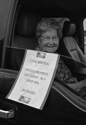 Joyce Brestel in the Callaway Pioneer Picnic parade. (Photo courtesy Jo Chesley)