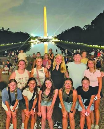 While in D.C. the Callaway FCCLA group got to tour several historic sites, including the Washington Monument. (Photos Courtesy CHS FCCLA)