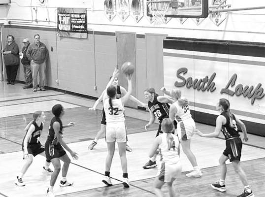 Kegan Witthuhn takes the shot for South Loup . (Courtesy photo)