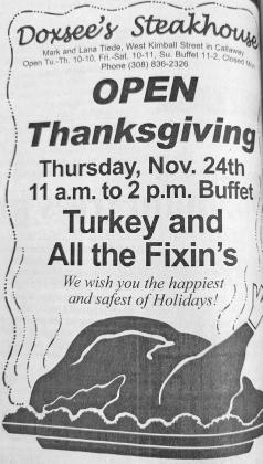 * The ad above appeared in the Nov. 24, 2005, issue of the Courier.