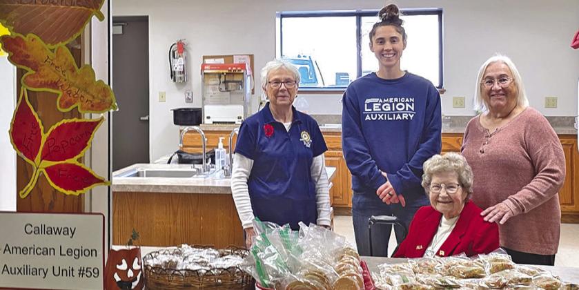 The ladies of the Callaway Legion Auxiliary provide free snacks for the children.