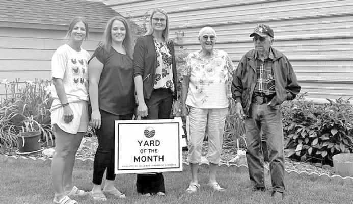 Callaway Chamber July Yard of the Month