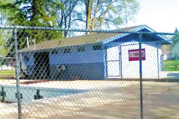 The Callaway swimming pool was built in 1972, and has well reached its life expectancy. The continual cost of repairs and maintenance to the outdated pool has the Board looking at ways to replace it. (Courier photo by Ellen Mortensen)