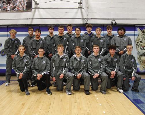 South Loup boys 2023 track team; Back row, from left: AJ Starr, Johnny Lamphear, Crew Witthuhn, Rio Remund, Cache Gracey, Dylan Pandorf; Middle row: Clay Witthuhn, Lance Jones, Logan Recoy, Ethan Furne, Pedro Flores; Front row: Josiah Coleman, Paxton Bierman, Trey Connell, Silas Cool, Dawson Mason, Conner Paulsen, Caleb McFate. Not pictured: Colton Hicks (Courier photos by Amanda Wehnes)