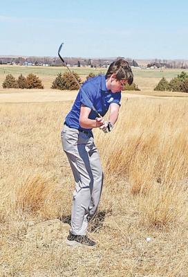 Dylan Handley played the Mullen Golf Course for a 105 on May 11. (Photo courtesy of Jarod Rush)