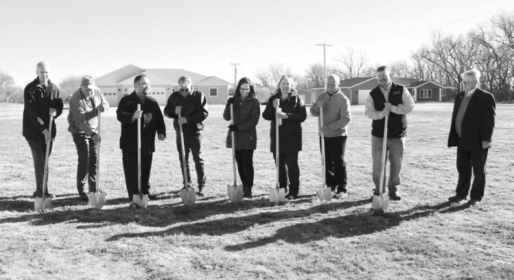 A groundbreaking for a new home in Callaway, funded by the Nebraska Affordable Housing Trust Fund, occurred in early December.