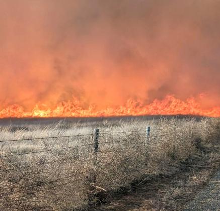 ABOVE: Kenny Kenning snapped this photo while surveying his property about 10 miles north of Gothenburg Monday afternoon.