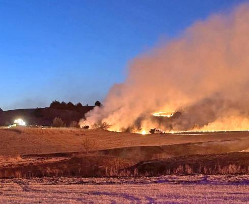 Grass Fire Burns More Than 70,000 Acres